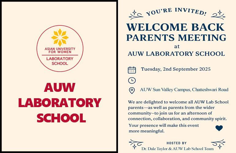 Welcome Back Parents Meeting